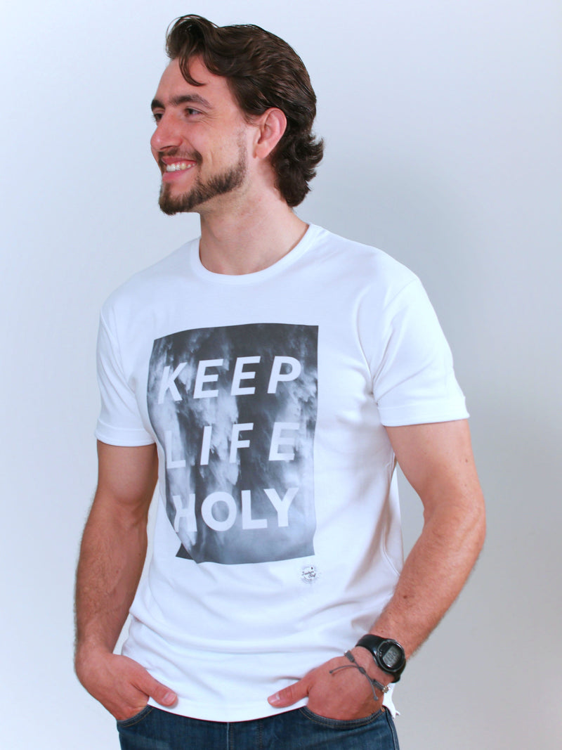 T-Shirt Herren - KEEP LIFE HOLY