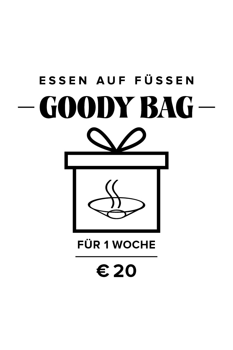 HOME Goodie Bag - Spende 1 Woche "Essen auf Füßen"
